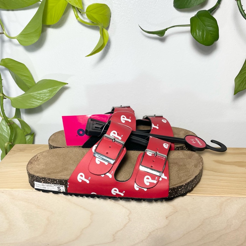 Phillies 5/6 MLB red & white Philadelphia comfortable arch support baseball